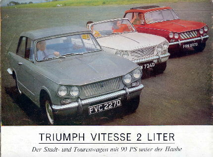 Triumph Vitesse MK I D (Rückseite)